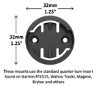 Radar mount
Garmin Varia RTL515
Wahoo Trackr
Magene L508
Bryton Gardia
Cycplus L7
iGPSport SR mini and SR30