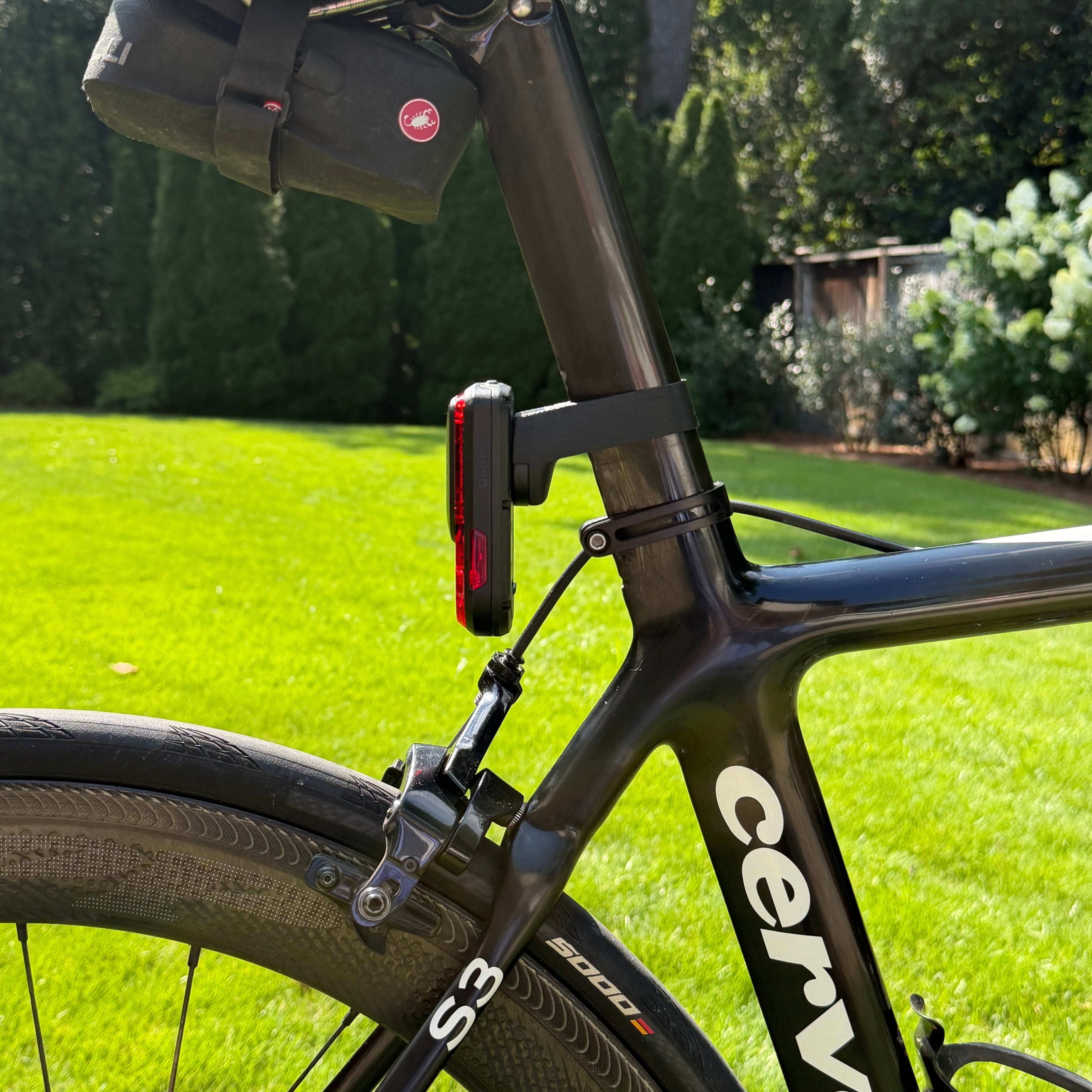 Cervelo
S2/S3 2009-2013
Radar mount
Garmin Varia RearVue 820
Garmin Varia RTL515
Wahoo Trackr
Magene L508
Bryton Gardia
Cycplus L7
iGPSport SR mini and SR30
