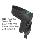 Pinarello
2026+
Dogma GR
Grevil X3 X5 X7 X9
Radar mount
Garmin Varia RCT715 with camera