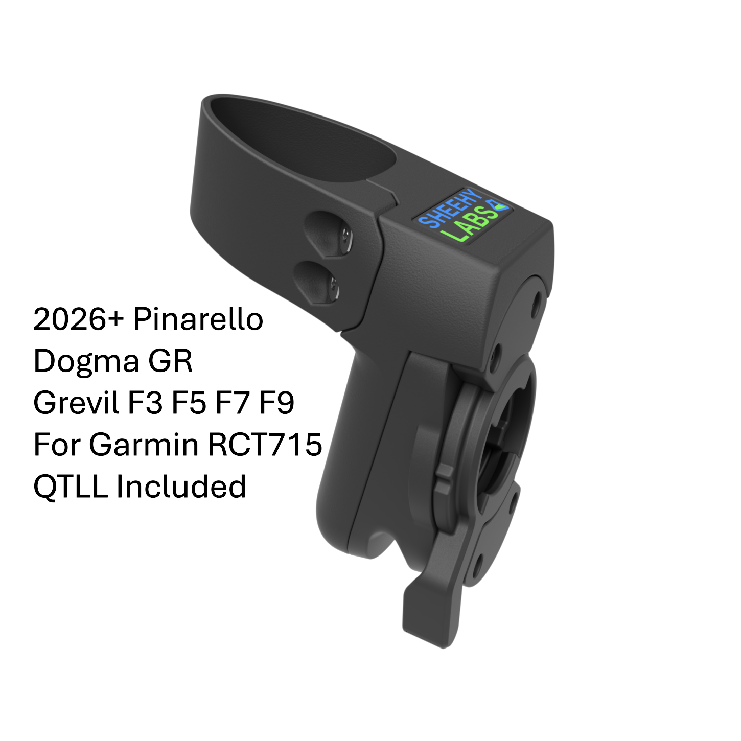 Pinarello
2026+
Dogma GR
Grevil X3 X5 X7 X9
Radar mount
Garmin Varia RCT715 with camera