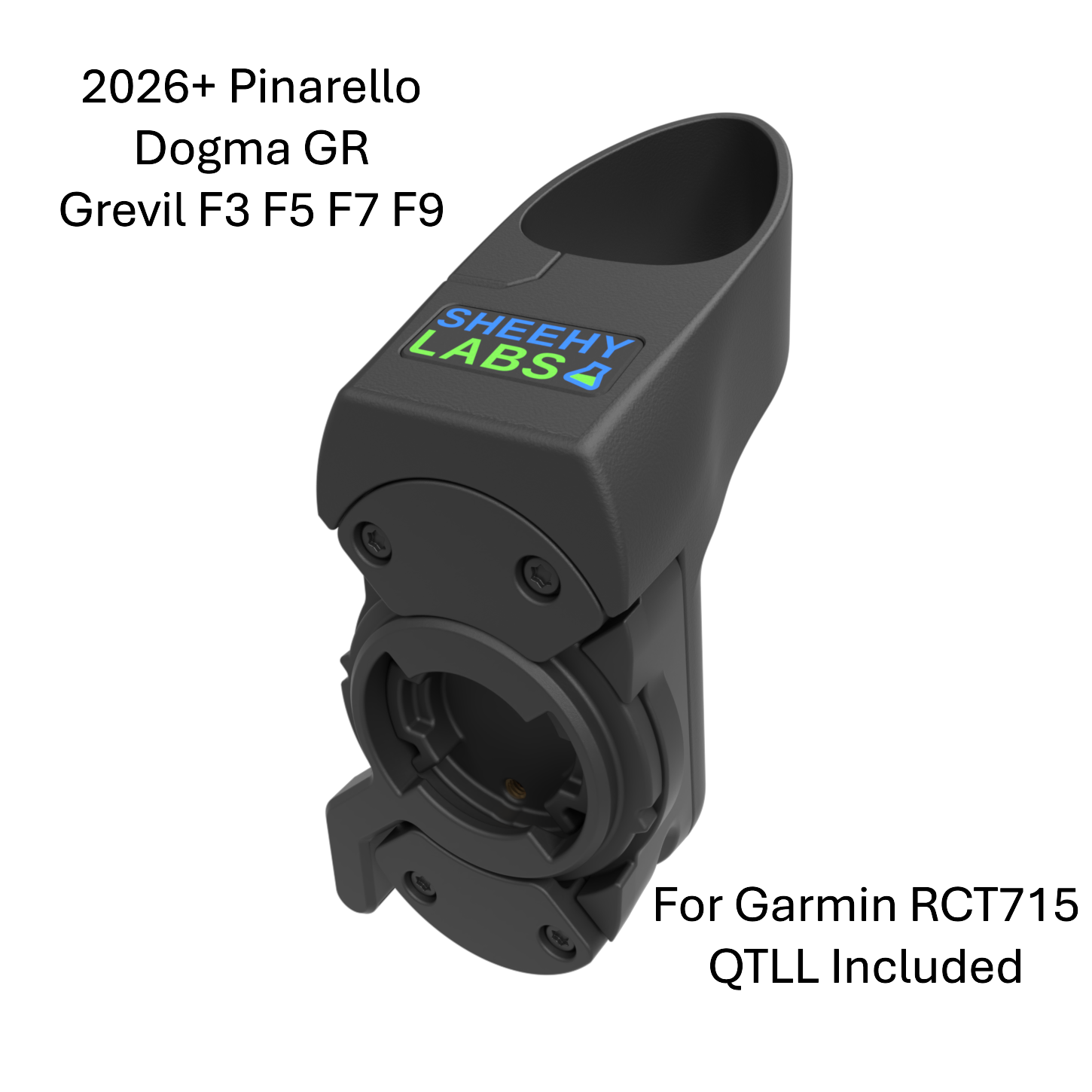 Pinarello
2026+
Dogma GR
Grevil X3 X5 X7 X9
Radar mount
Garmin Varia RCT715 with camera