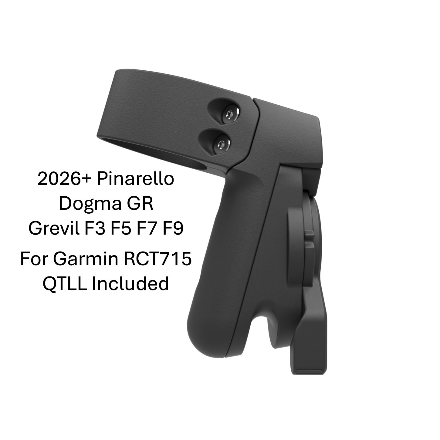 Pinarello
2026+
Dogma GR
Grevil X3 X5 X7 X9
Radar mount
Garmin Varia RCT715 with camera