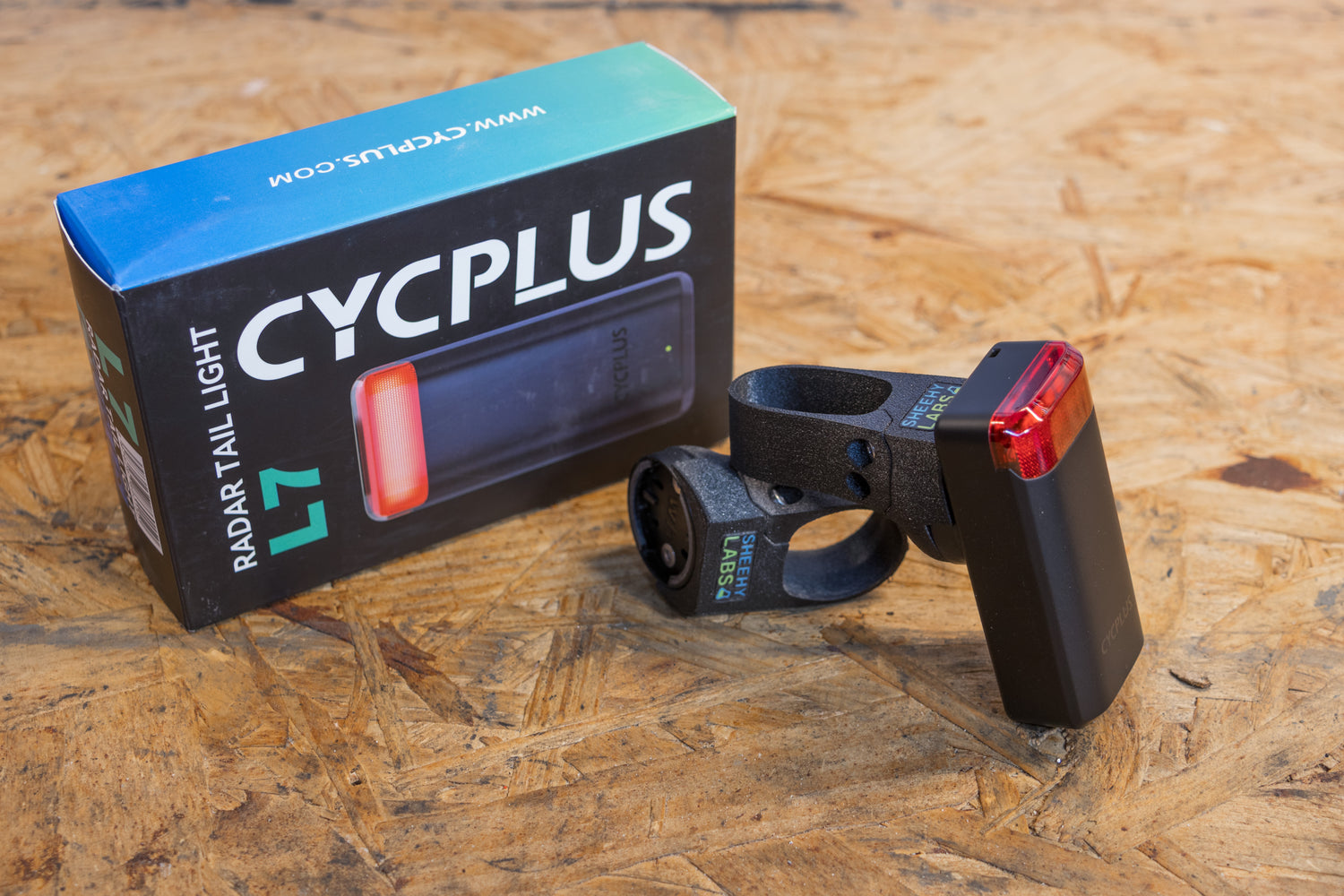 Cycplus L7 radar on Sheehy Labs mount